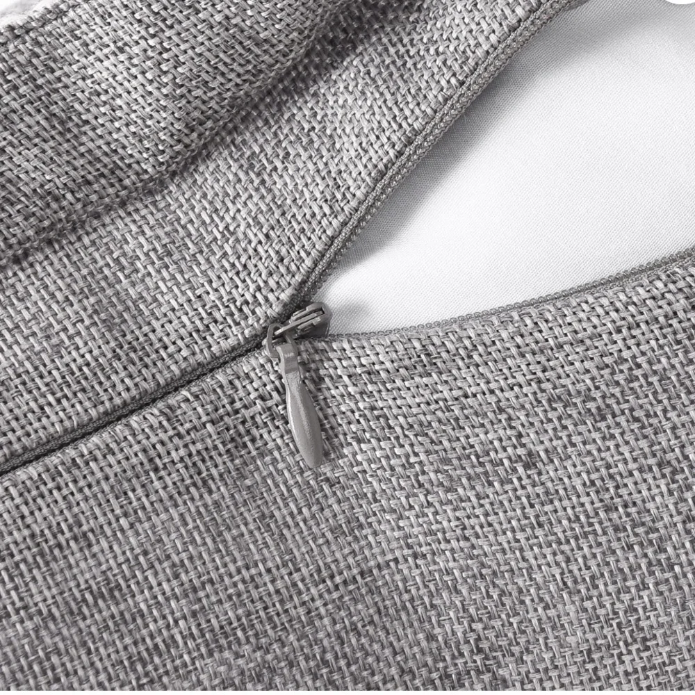Elegant Gray Throw Pillow cover. No insert pillow included 005